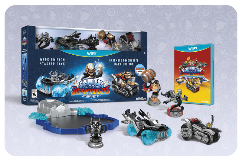 Illustration for article titled SuperChargers Dark Editions Complicate Skylander And Amiibo Collecting